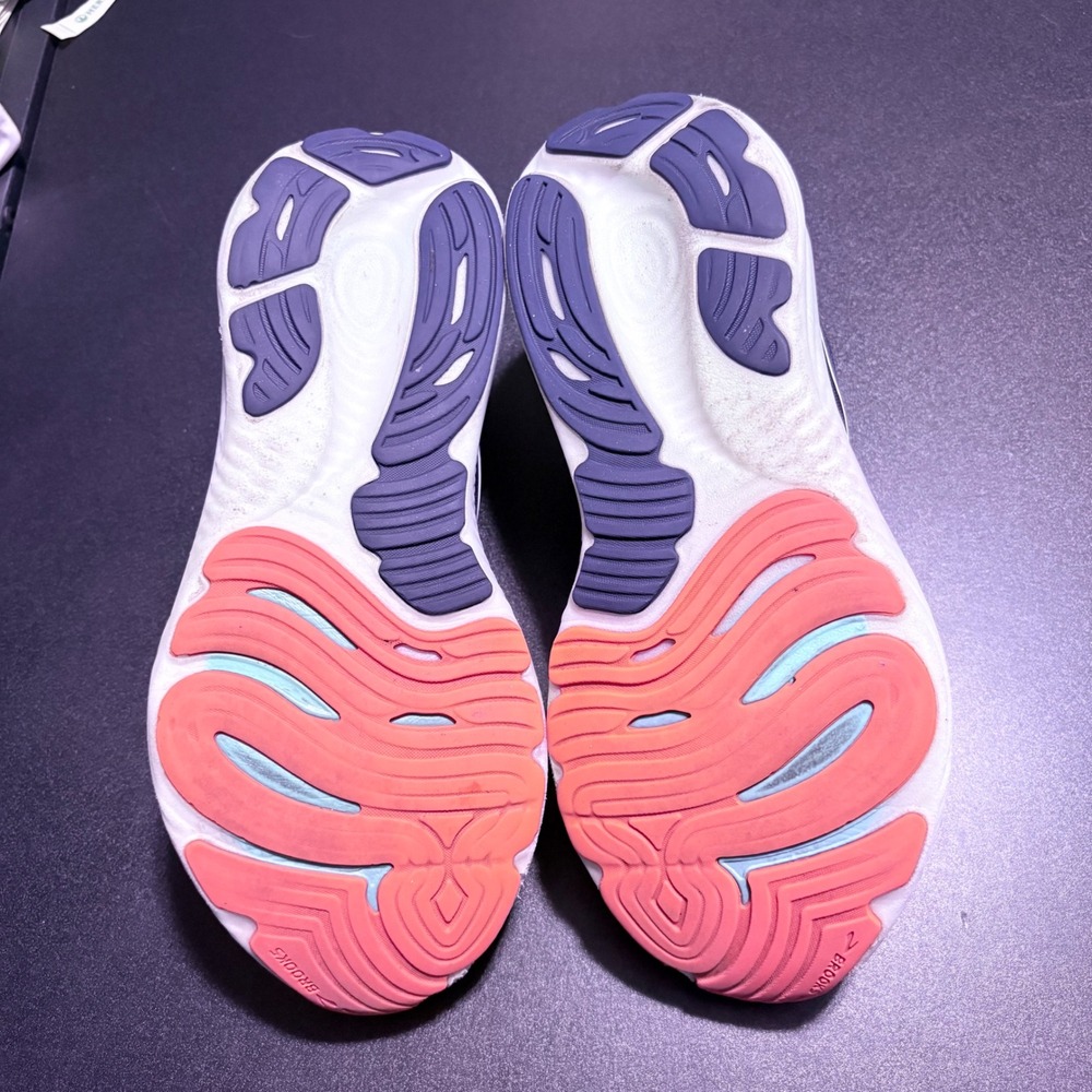 Brooks Glycerin 22 Blue Orange runing sneakers tennis shoes size 11.5 D medium - Picture 7 of 9